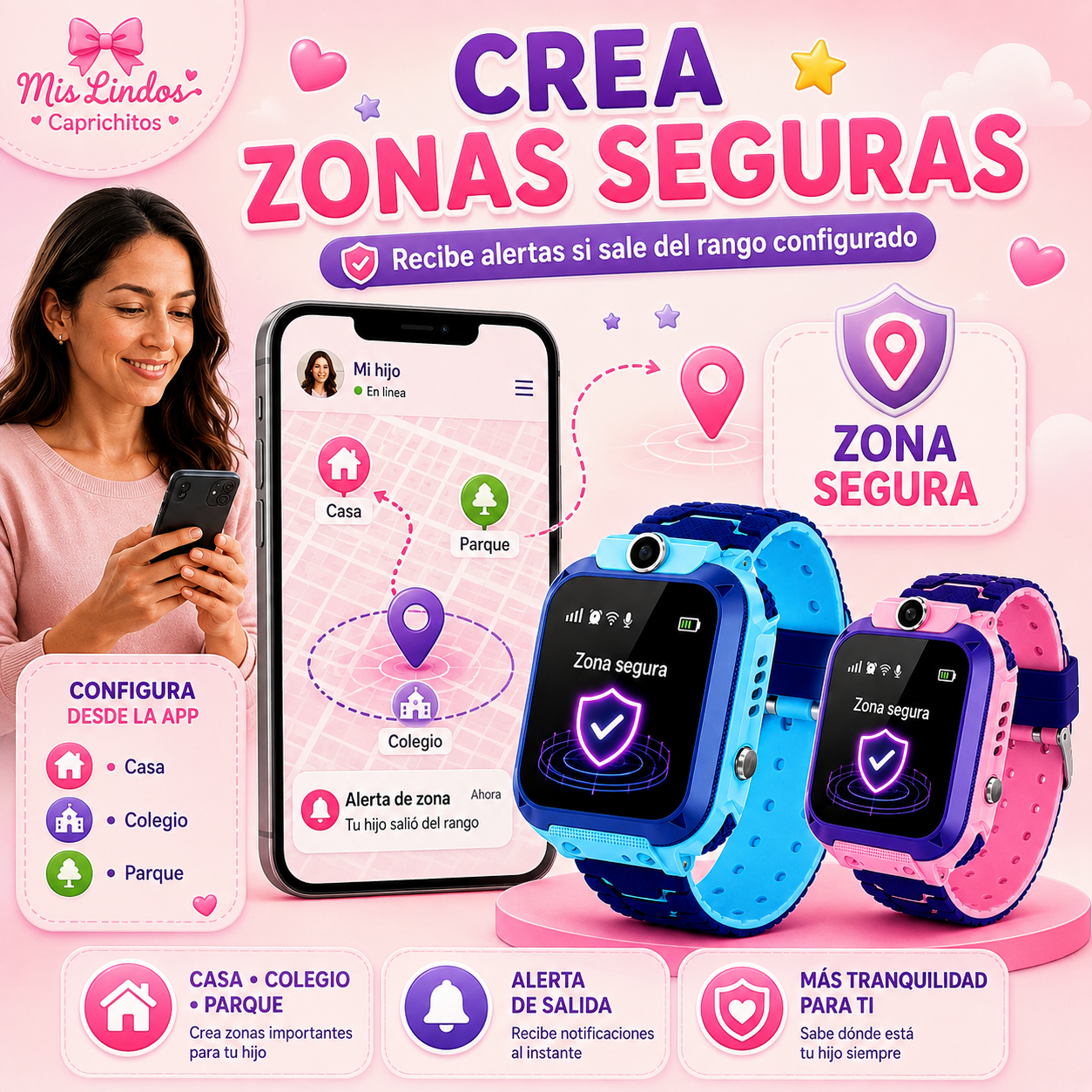 ⌚ Smartwatch Infantil Q12 | GPS + Llamadas