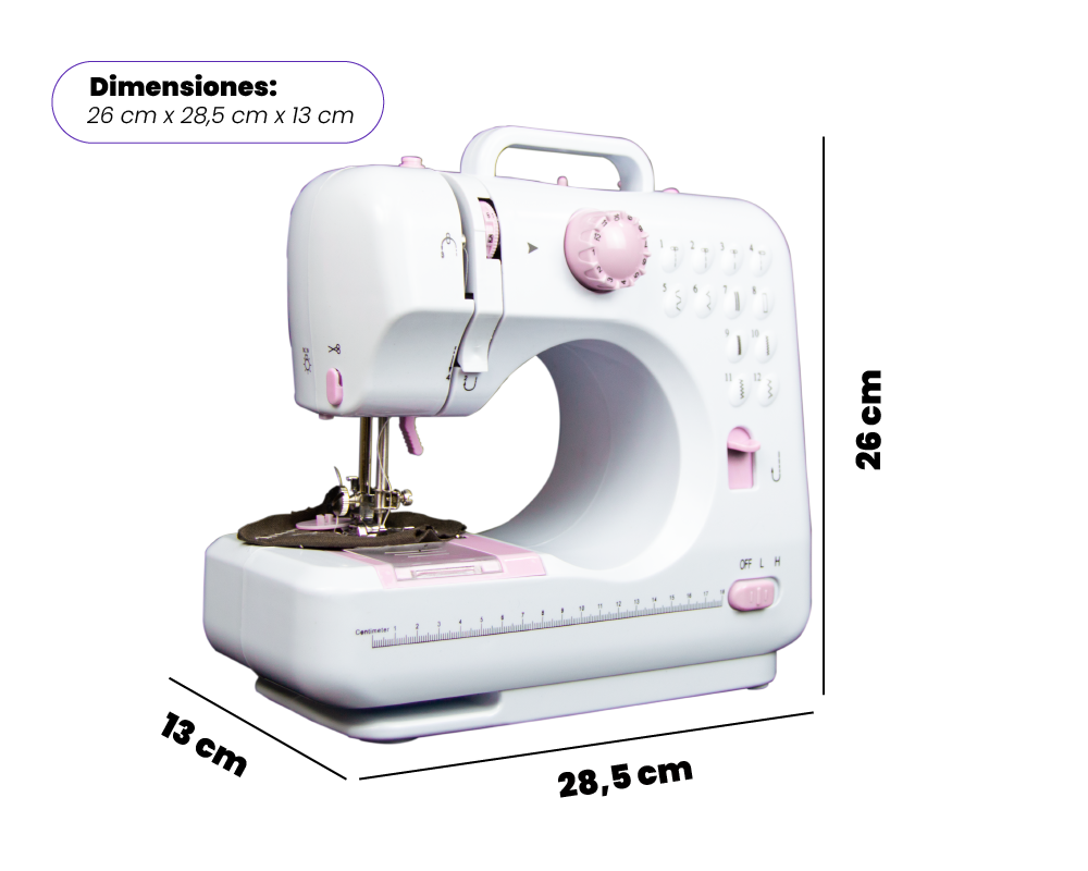 Maquina Coser semi profesional de 12 puntadas