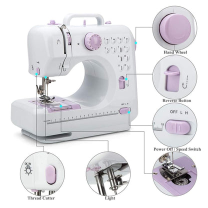 🧵 Máquina de Coser Semi Profesional de 12 Puntadas + Mesa Ampliadora