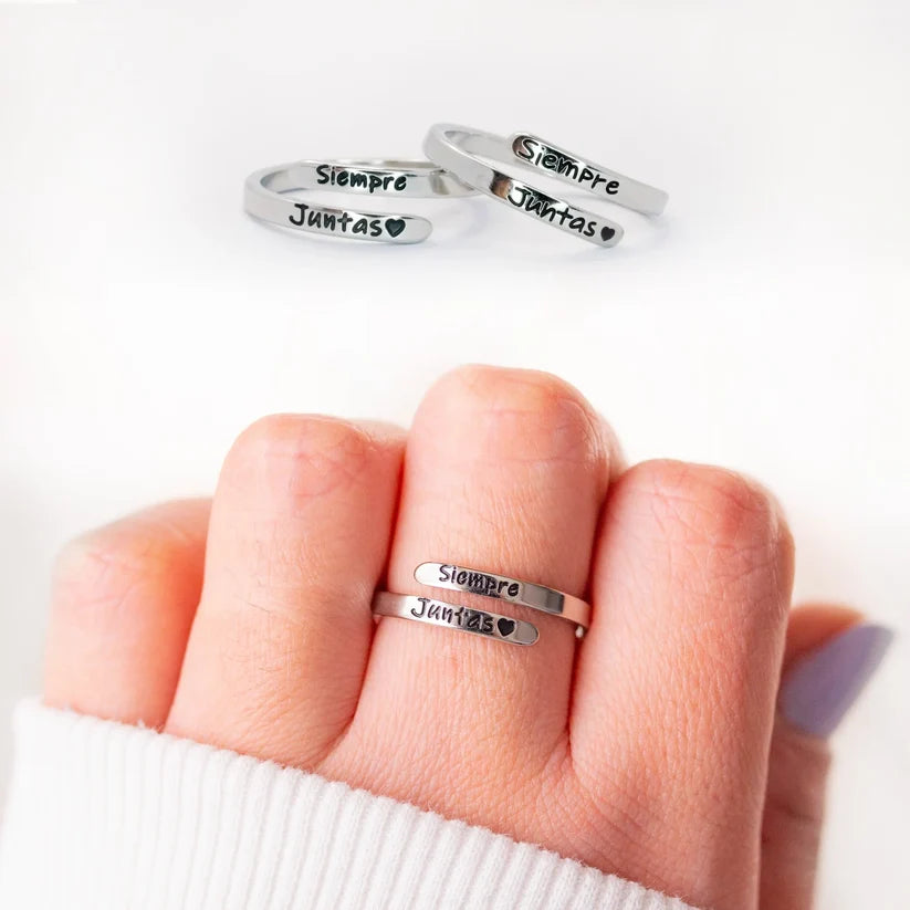 ✨ Anillos Siempre Juntas™ (Pack x2)💍