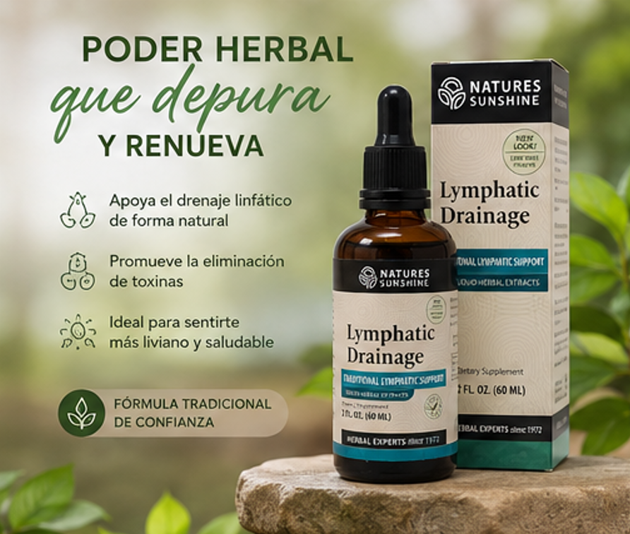 🌿 Drenaje Linfático Natural | Nature’s Sunshine