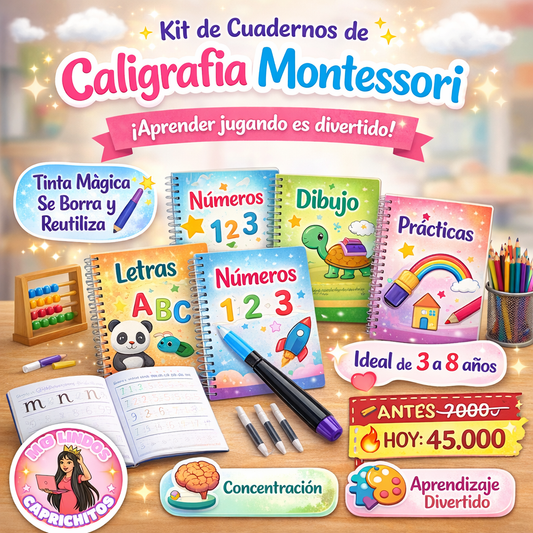 Libro de caligrafia Montessori
