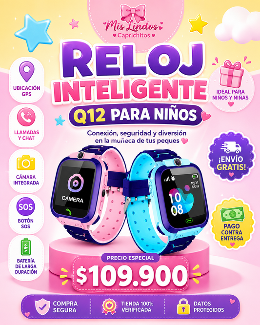 ⌚ Smartwatch Infantil Q12 | GPS + Llamadas