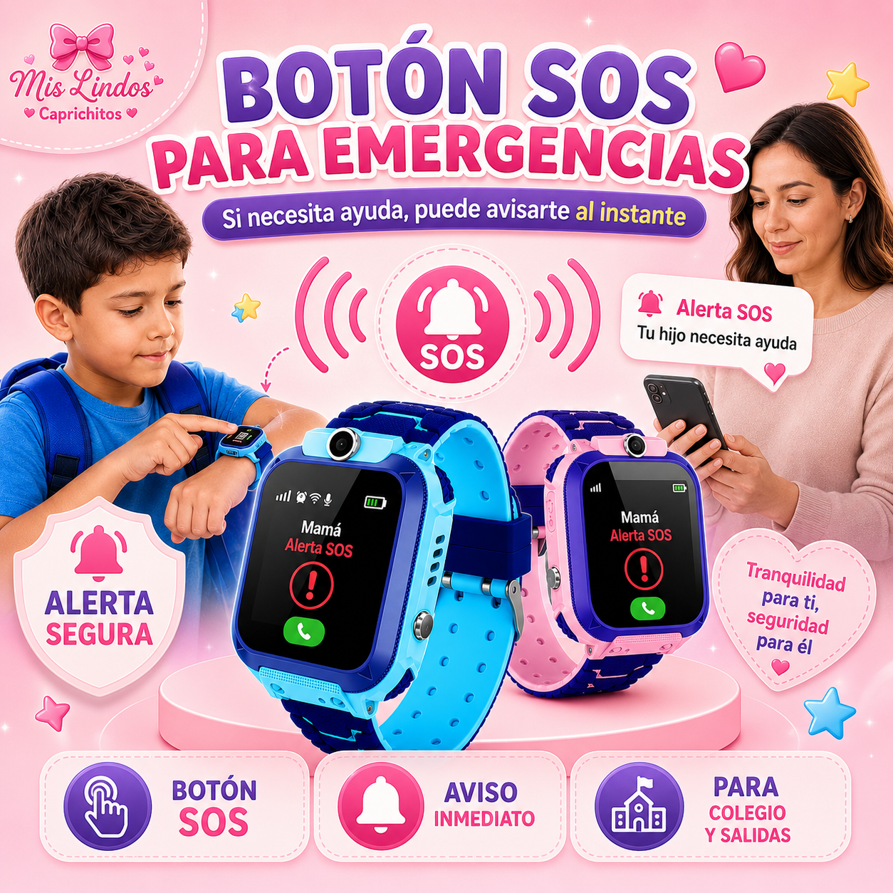 ⌚ Smartwatch Infantil Q12 | GPS + Llamadas