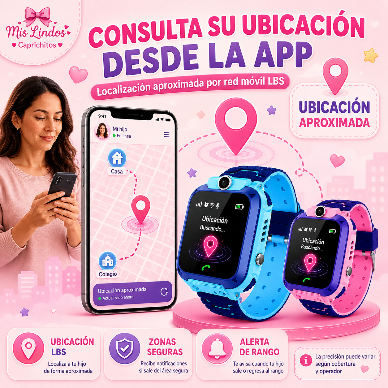 ⌚ Smartwatch Infantil Q12 | GPS + Llamadas