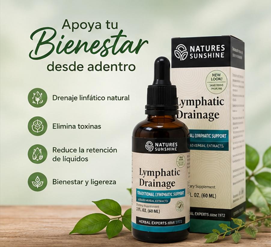 🌿 Drenaje Linfático Natural | Nature’s Sunshine