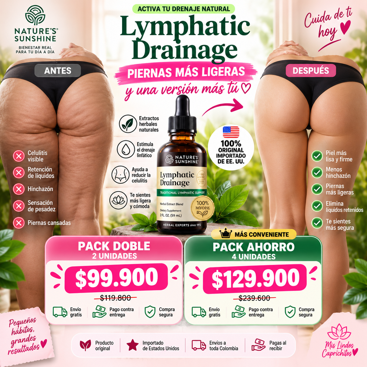 🌿 Drenaje Linfático Natural | Nature’s Sunshine